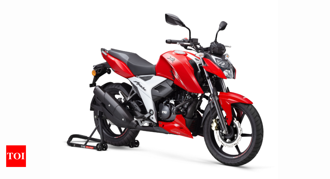 Tvs Apache Rtr160 4v Price 21 Tvs Apache Rtr160 4v Launched At Rs 1 07 Lakh Times Of India