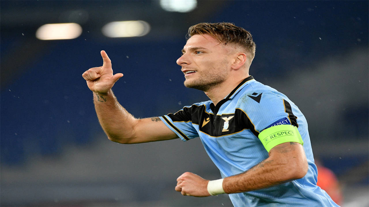 Lazio striker Immobile hails career high after receiving European