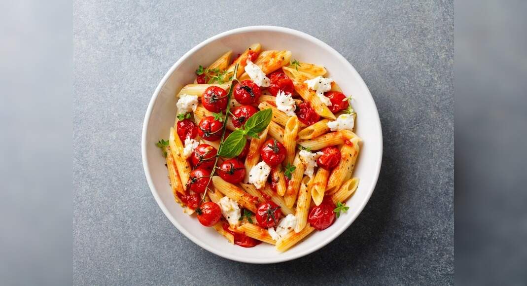 Baked Feta Cheese and Tomato Pasta Recipe How to Make Baked Feta