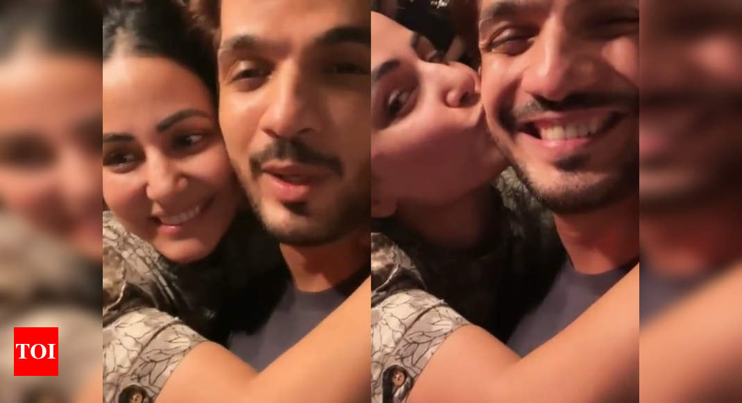 Hina Khan and Arjun Bijlani share a dance video from their party; he ...