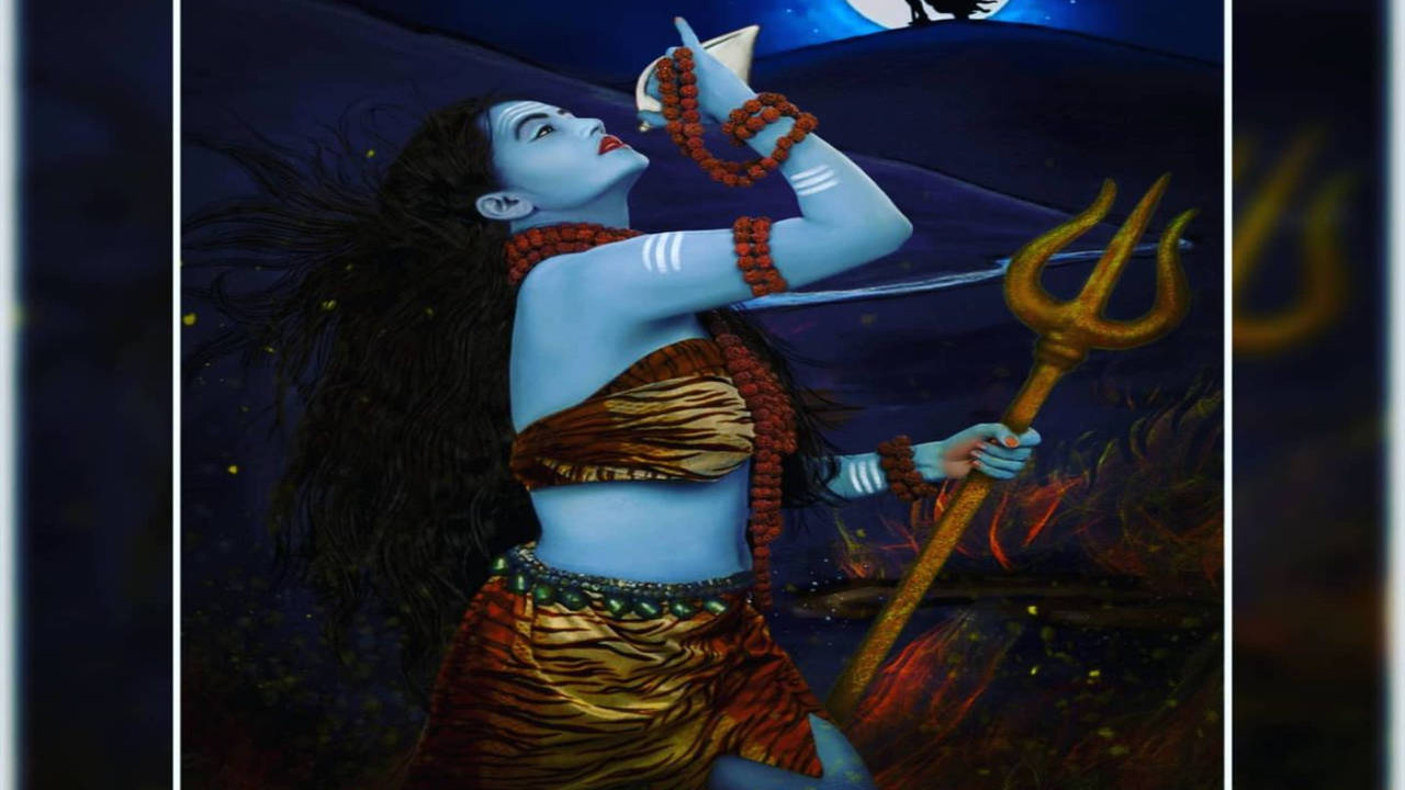 Marathi actress Sonali Patil wows fans with her Lord Shiva avatar; see pic  - Times of India