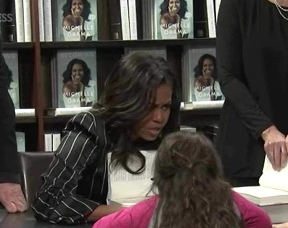 
Busy Michelle Obama adores knitting, eyes future
