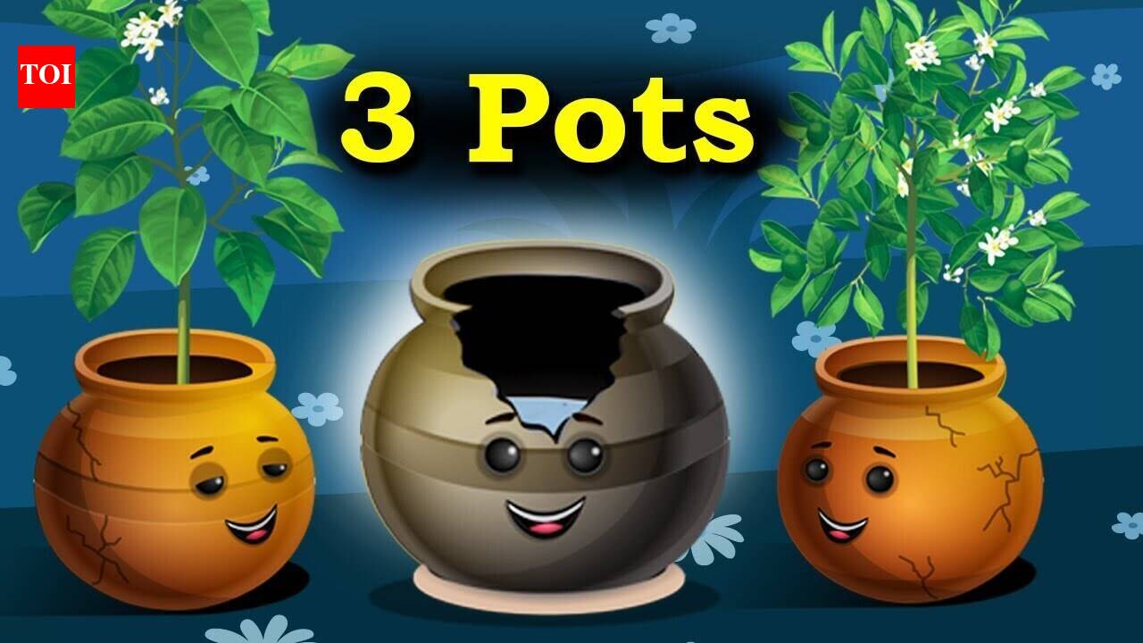 Popular Kids Songs and English Story 'The Story Of Three Pots' for Kids ...