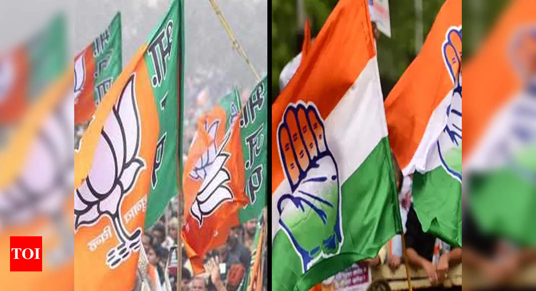 BJP-Cong face-off in 5 assembly, 1 LS seats