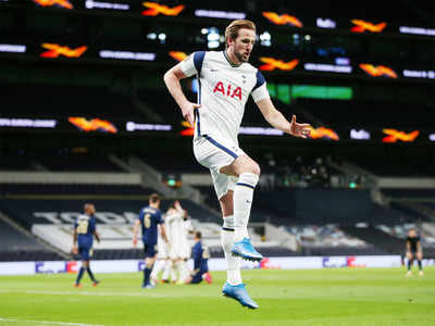 Europa League: Harry Kane double puts Tottenham Hotspur in charge against Zagreb