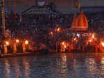 Stunning pictures from first 'Shahi Snan' of Haridwar Kumbh Mela