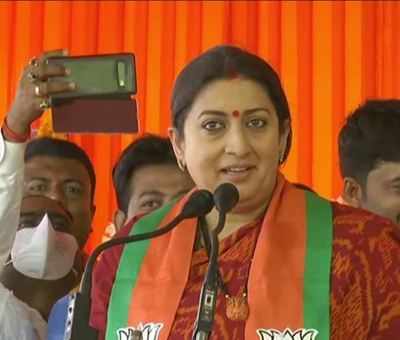 PM Modi is working while Didi is falsely claiming credit for central schemes: Smriti Irani