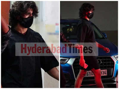 Vijay Deverakonda looks dapper in black as he gets clicked after a weekend workout