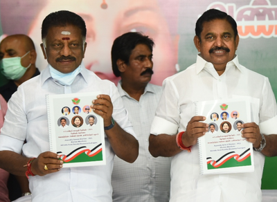 AIADMK manifesto promises govt job to one member of every household, free houses for homeless