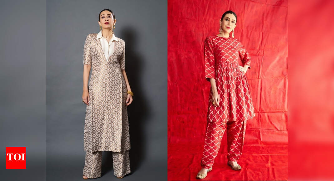Karisma Kapoor's kurta collection is definitely steal-worthy - Times of ...