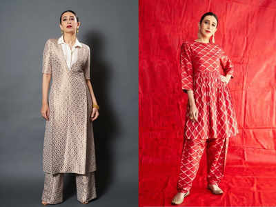 From Karisma Kapoor to Tara Sutaria: 5 Indian ensembles to wear in summers  like Bollywood divas - Times of India