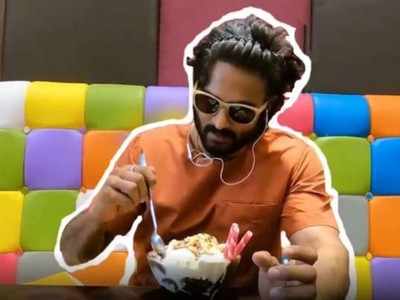 Sudheer Babu begins the week with a whopping 8000+ calories ice cream cheat meal