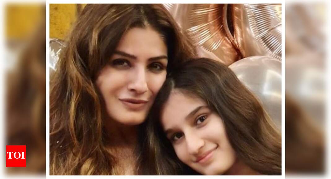 Raveena Tandon wishes daughter Rasha on her 16th birthday: When did you ...