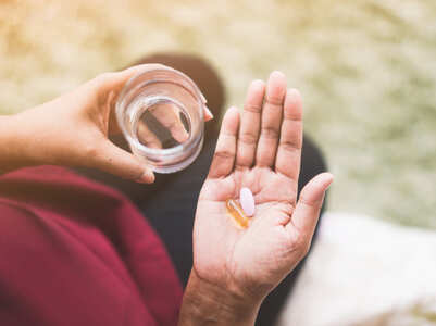Dissolve medicine in hot water for faster action