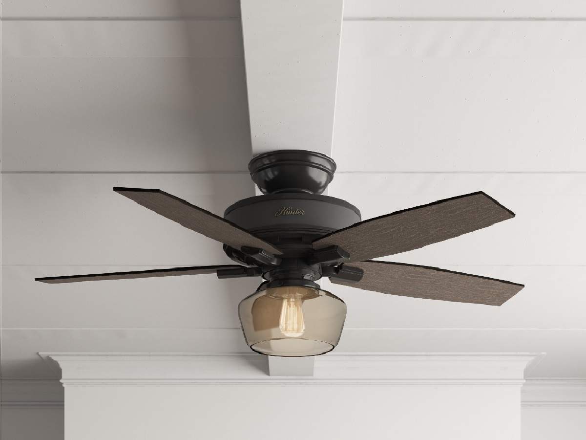 Fancy Ceiling Fans With Five Blades, What Ceiling Fan Gives Off The Most Light