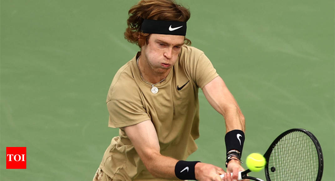 ATP roundup: Andrey Rublev avoids early upset in Dubai