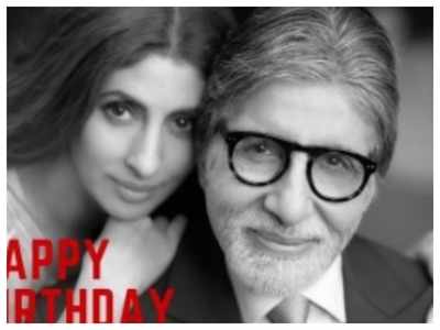 Photos: Amitabh Bachchan wishes daughter Shweta Bachchan on her 47th birthday