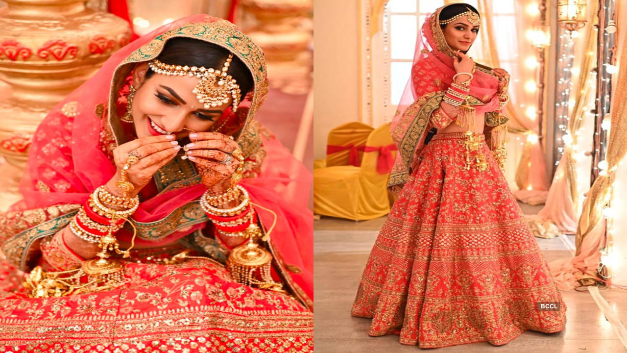 Orange Lehenga - Buy Latest Orange Color Lehenga Choli Online