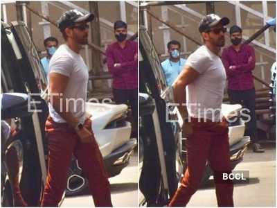 Exclusive pictures! Hrithik Roshan looks dashing as he steps out for a shoot