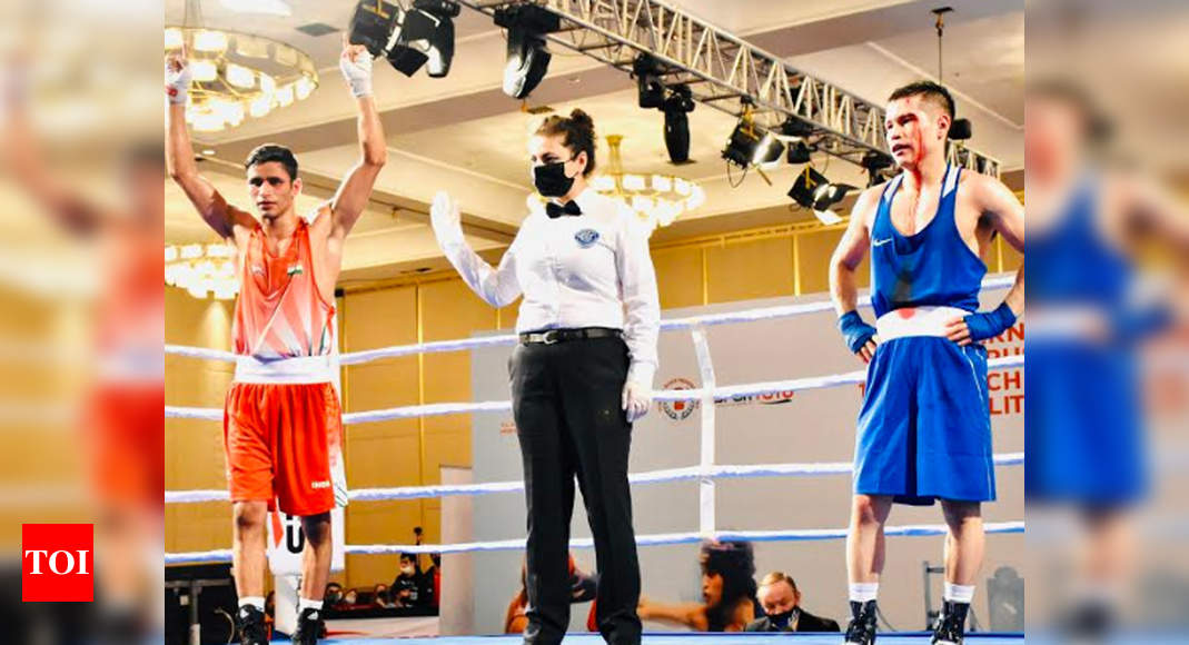 Gaurav Solanki Enters Quarterfinals Of Bosphorus Boxing Tournament Boxing News Times Of India