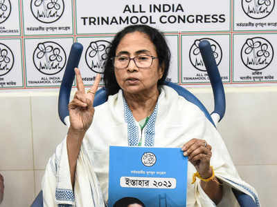 West Bengal assembly elections: Mamata vows min income for 1.6 crore families, financial help to students