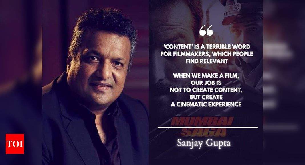 Exclusive Interview!’Mumbai Saga’ director Sanjay Gupta: My films are set in a completely different universe; I want them to have a colour palette and a style of their own – Times of India