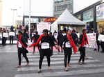 Nirbhaya Squad performs a street play