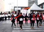 Nirbhaya Squad performs a street play