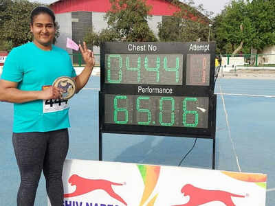 Kamalpreet Kaur Qualifies For Tokyo Olympics Breaks National Record In Women S Discus Throw Tokyo Olympics News Times Of India