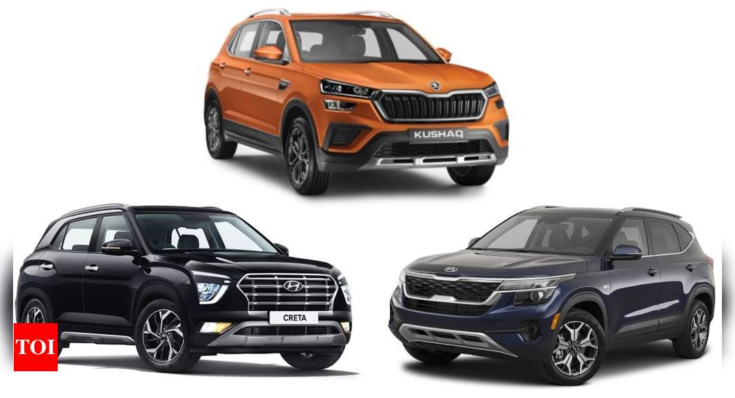 Skoda Kushaq v Hyundai Creta v Kia Seltos: Specs under scope – Times of India