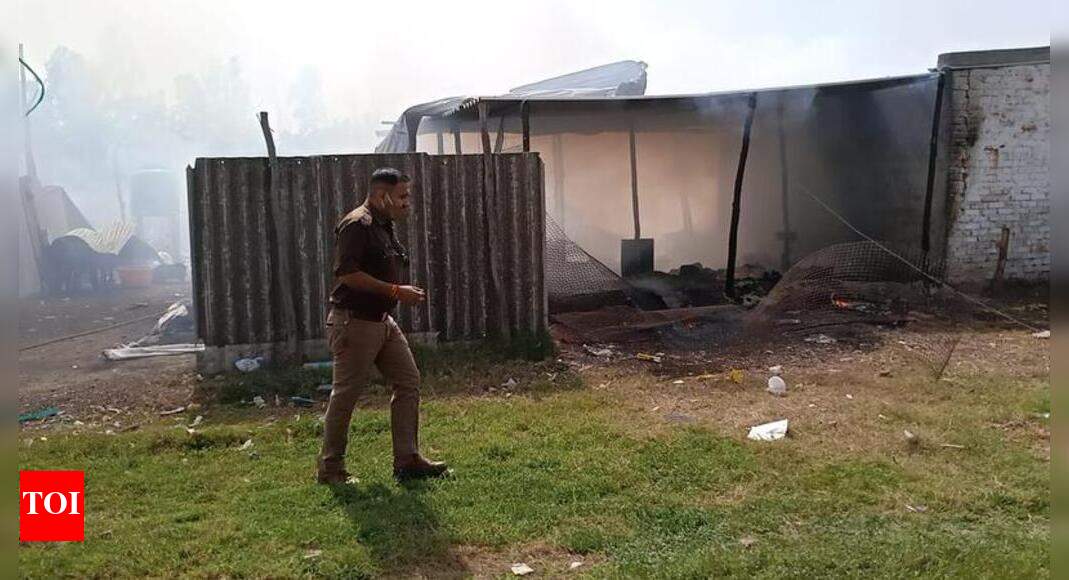Two dead, 2 hurt in fire at crackers unit | Dehradun News - Times of India