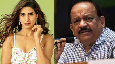 Aahana Kumra seeks Union Health Minister Harsh Vardhan's help to get COVID-19 vaccination certificates for parents