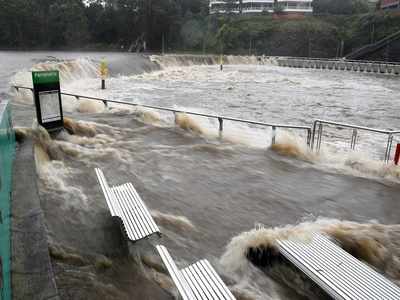 Heavy Rain Forces Evacuations Flood Warnings On Australia S East Coast Times Of India