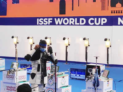 Delhi Shooting World Cup: Divyansh Panwar wins bronze in men's 10m air rifle