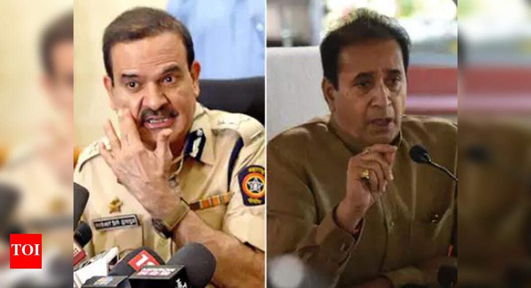 Maharashtra home minister anil deshmukh rebukes shunted mumbai top cop parambir singh's allegations against him | mumbai news - times of india