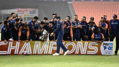 India win T20I series against England