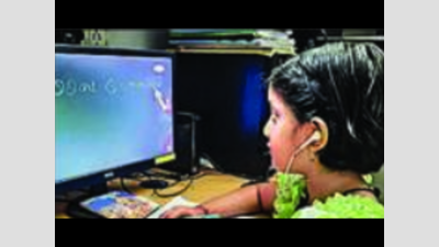 Kids caught between online classes, curbs