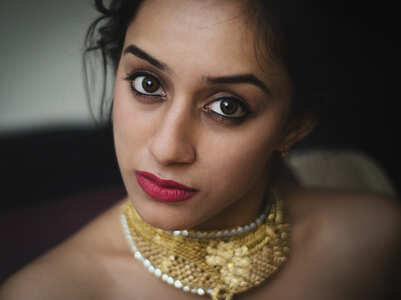 Indian woman's connection with gold jewellery
