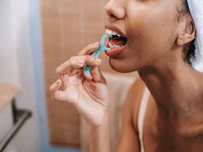 Dental floss picks for maintaining proper oral hygiene levels