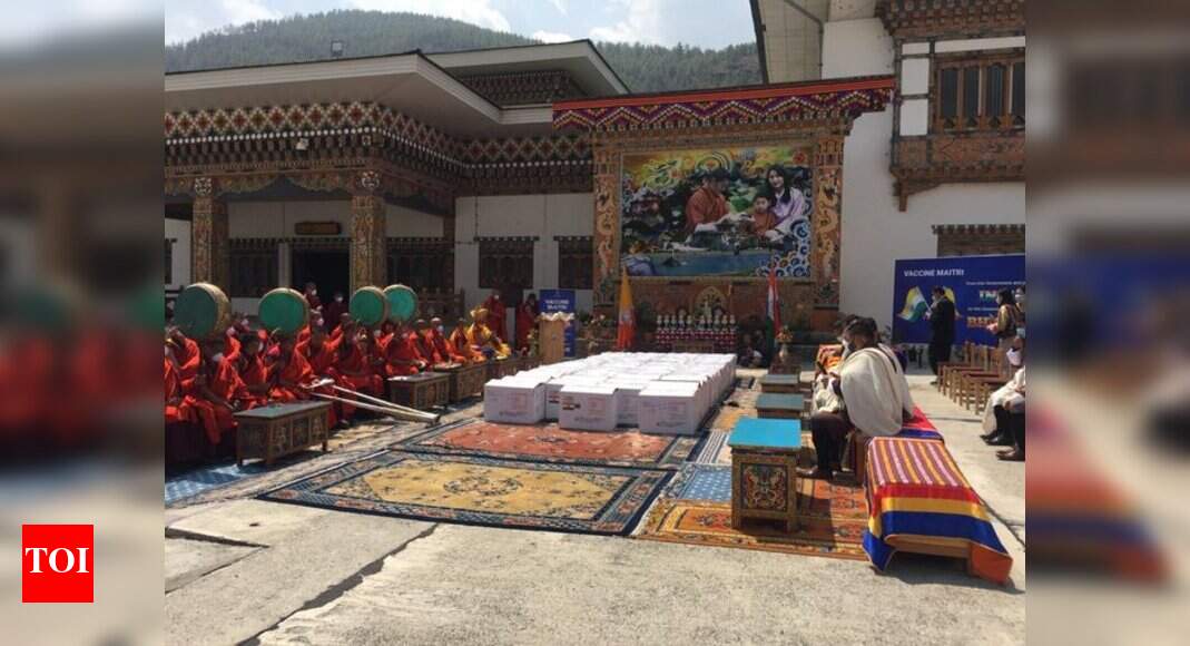 Bhutan PM thanks Modi for 4,00,000 more doses of Covid vaccine – Times of India