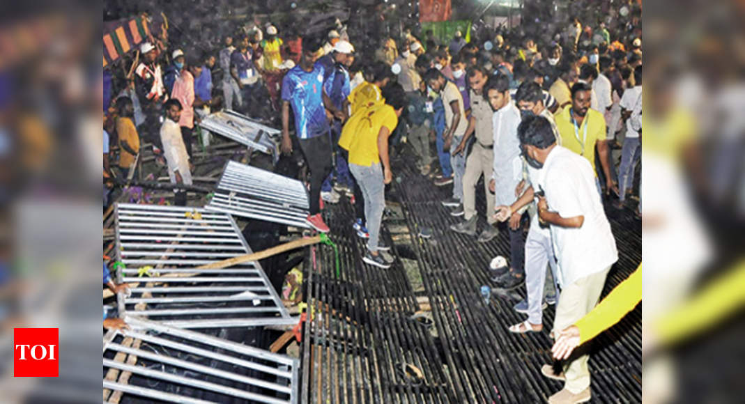Suryapet Kabaddi Accident: 60 hurt in Suryapet at kabaddi event mishap ...
