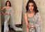 Kajal Aggarwal's pearl and olive green sari is our pick of the week