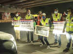 Awareness drive on usage of high beam headlights in Gurgaon