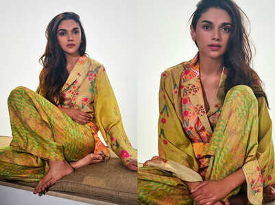 Aditi Rao Hydari wore the coolest pyjama set and we can't wait to grab our hands on it