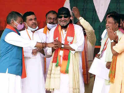 West Bengal polls: Actor Mithun Chakraborty joins BJP - Rediff.com