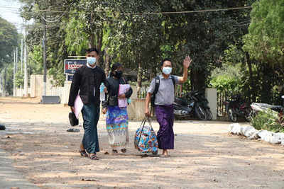 Thein Zaw Journalist Thein Zaw Released From Detention In Myanmar World News Times Of India