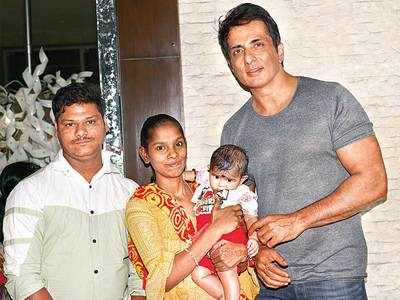 Sonu Sood meets a couple from Khammam, names their daughter after his wife