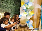 Inside pictures from Suresh Raina's son's first birthday celebration