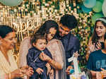 Inside pictures from Suresh Raina's son's first birthday celebration