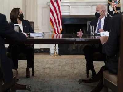 Biden Taps VP Harris To Lead Response To Border Challenges - Times Of India